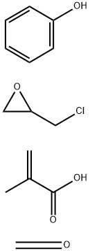 2-Propenoic acid, 2-methyl-, reaction products with epichlorohydrin and formaldehyde-phenol polymer Struktur