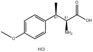 (2S,3R)-2-Amino-3-(4-methoxy-phenyl)-butyric acid hydrochloride Struktur