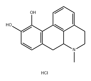 rac-Apomorphine-13C-d3 HCl Struktur