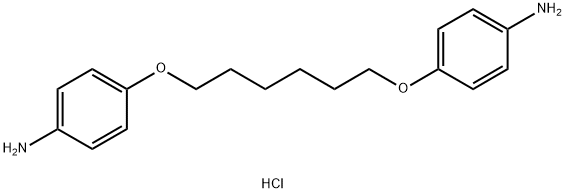 Benzenamine, 4,4'-[1,6-hexanediylbis(oxy)]bis-, dihydrochloride (9CI) Struktur