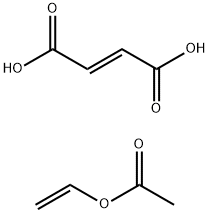 2-Butenedioic acid (2E)-, di-C8-18-alkyl esters, polymers with vinyl acetate Struktur