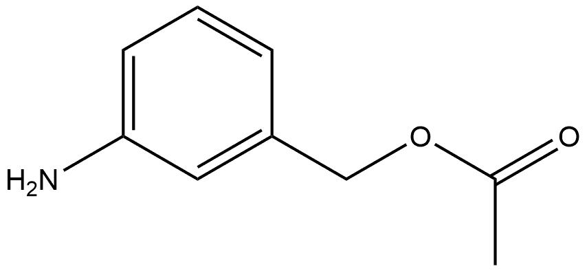 (3-aminophenyl)methyl acetate Struktur