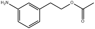 Benzeneethanol, 3-amino-, 1-acetate Struktur