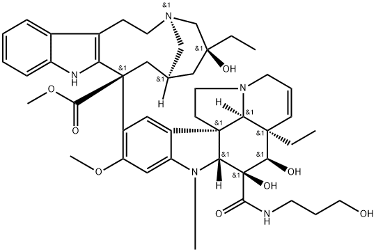 Vindesine N-(3-Hydroxypropyl)amide Struktur