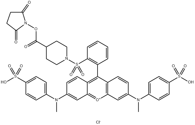 QSY 9 CARBOXYLIC ACID, SUCCINIMIDYL ESTER Struktur