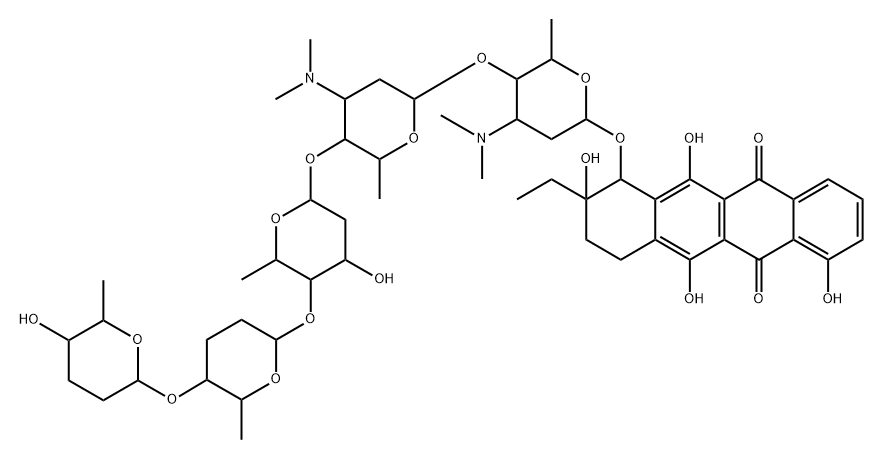 Roseorubicin A Struktur