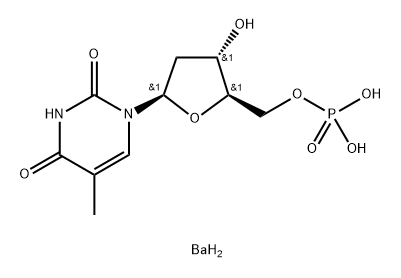 [5']THYMIDYLIC ACID, BARIUM SALT 結(jié)構(gòu)式