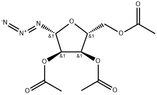 β-D-Ribofuranosyl azide, 2,3,5-triacetate Struktur