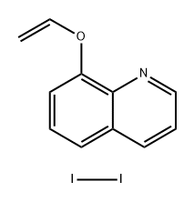 8-ethenoxyquinoline, molecular iodine Struktur