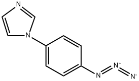 1H-Imidazole, 1-(4-azidophenyl)- Struktur