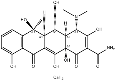 (4S)-4β-ジメチルアミノ-1,4,4aβ,5,5aβ,6,11,12a-オクタヒドロ-3,5β,6α,10,12,12aβ-ヘキサヒドロキシ-6-メチル-1,11-ジオキソ-2-ナフタセンカルボアミド/カルシウム,(1:1)