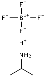 iso-Propylammonium tetrafluoroborate Struktur