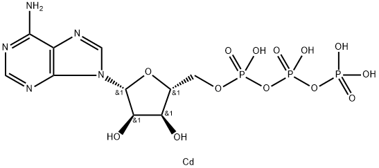 Adenosine 5'-(tetrahydrogen triphosphate), cadmium salt (1:1) (9CI) Struktur