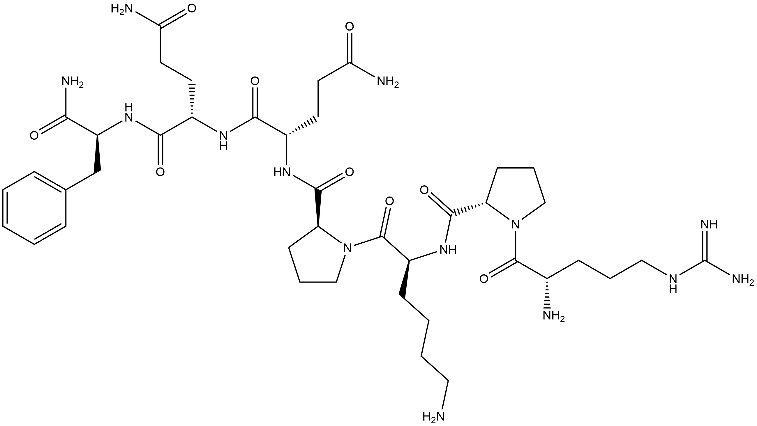 substance P (1-7) Struktur