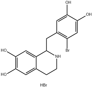 6’-Bromo-norlaudanosoline Hydrobromide Struktur