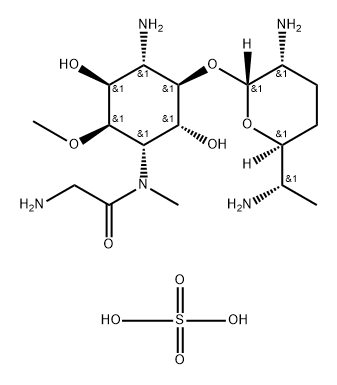 ASTROMICIN SULFATE Struktur