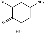 Cyclohexanone, 4-amino-2-bromo-, hydrobromide (1:1) Struktur