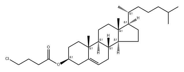 Cholest-5-en-3β-ol 4-chlorobutanoate Struktur