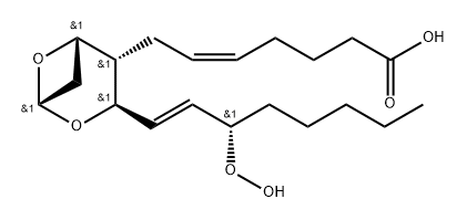 15-hydroperoxythromboxane A2 Struktur