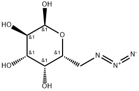 α-D-Galactopyranose, 6-azido-6-deoxy- Struktur