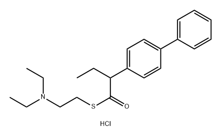 Xenthiorate hydrochloride Struktur