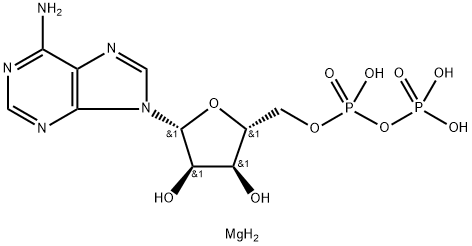 Adenosine 5'-(trihydrogen diphosphate), magnesium salt (1:1) Struktur