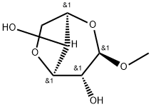 .beta.-D-Galactopyranoside, methyl 3,6-anhydro- Struktur