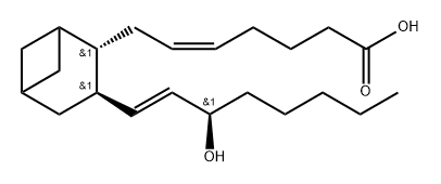 (+)-CARBOCYCLIC THROMBOXANE A2 Struktur