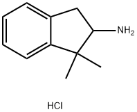 1,1-Dimethyl-2,3-Dihydro-1H-Inden-2-Amine hydrochloride Struktur