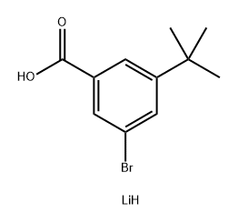 Benzoic acid, 3-bromo-5-(1,1-dimethylethyl)-, lithium salt (1:1)