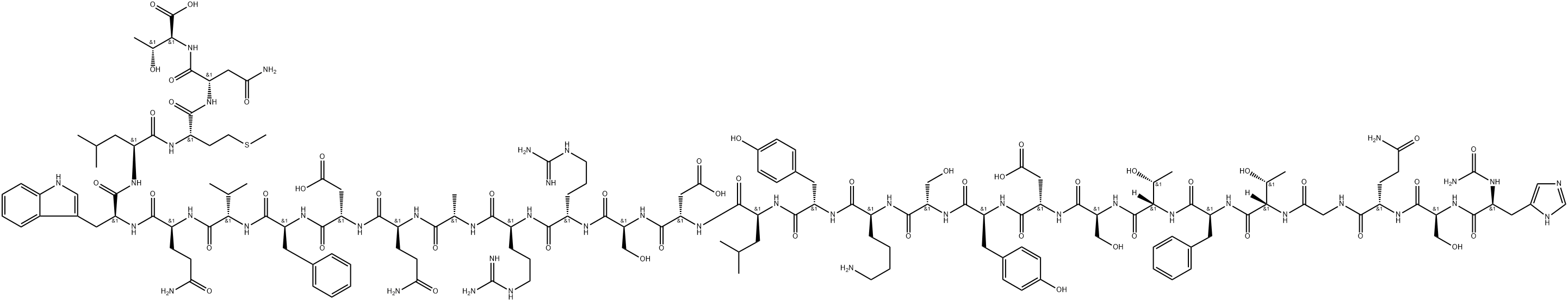 N(alpha)-carbamylglucagon Struktur