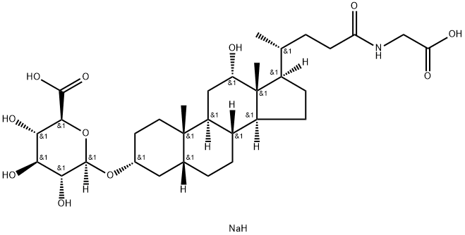 Glycodeoxycholic Acid-3-O-β-glucuronide Disodium Salt Struktur