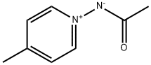 Acetyl(4-methylpyridinio)amine anion Struktur