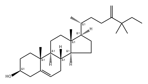 25-Ethylergosta-5,24(28)-dien-3β-ol Struktur