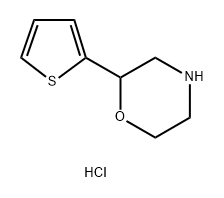 Morpholine,2-(2-thienyl)-,hydrochloride Struktur