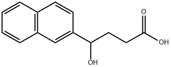 2-Naphthalenebutanoic acid, γ-hydroxy- Struktur