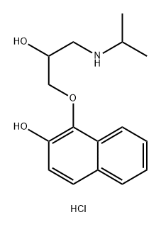 2-Hydroxy Propranolol HCl Struktur