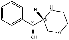 3-Morpholinemethanol, α-phenyl-, (αR,3R)- Struktur