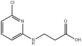 β-Alanine, N-(6-chloro-2-pyridinyl)- Struktur