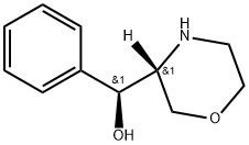 3-Morpholinemethanol, α-phenyl-, (αS,3R)- Struktur