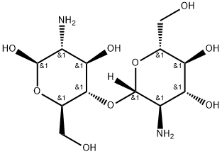 beta-D-glucosaminyl-(1->4)-D-glucosamine Struktur