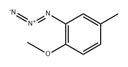 2-azido-1-methoxy-4-methylbenzene Struktur