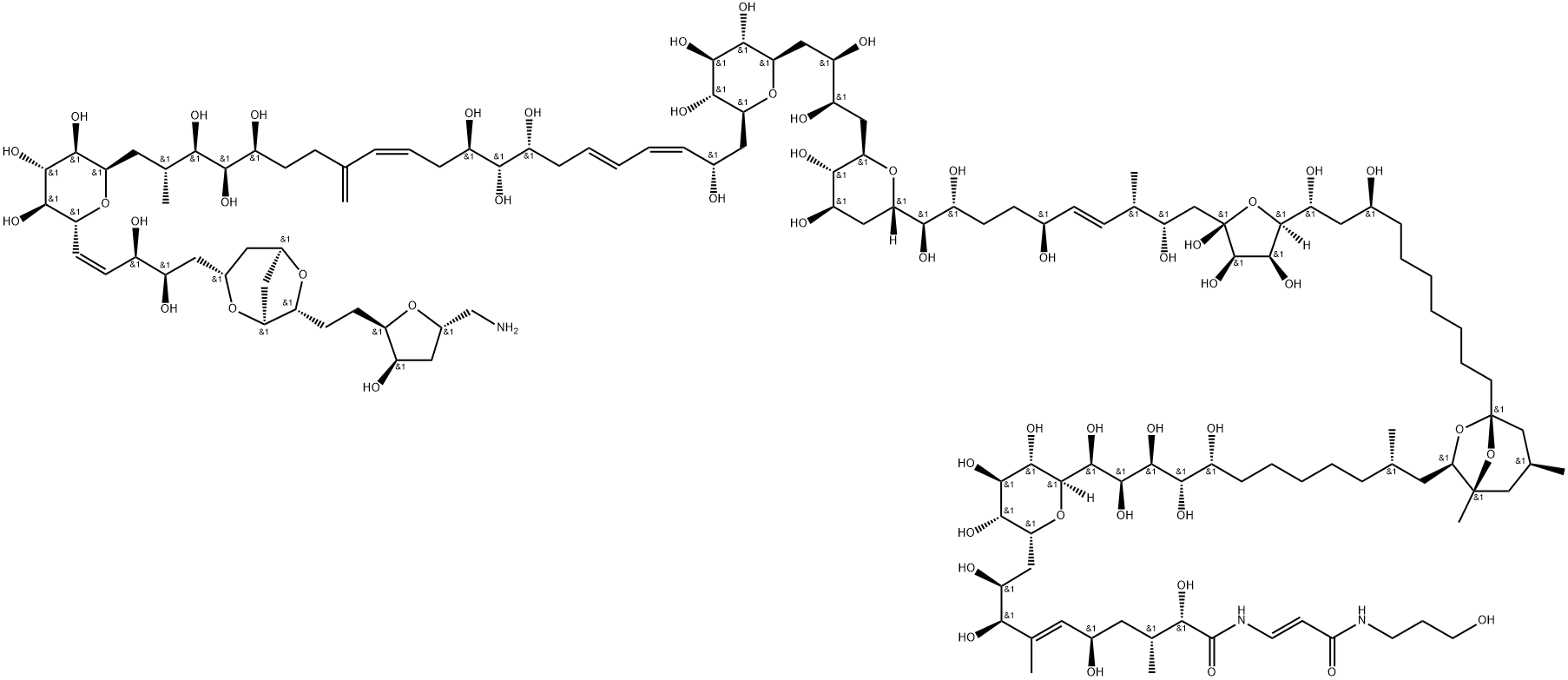 PALYTOXIN Struktur