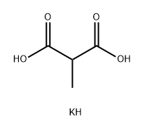 Potassium 2-methylmalonate Struktur