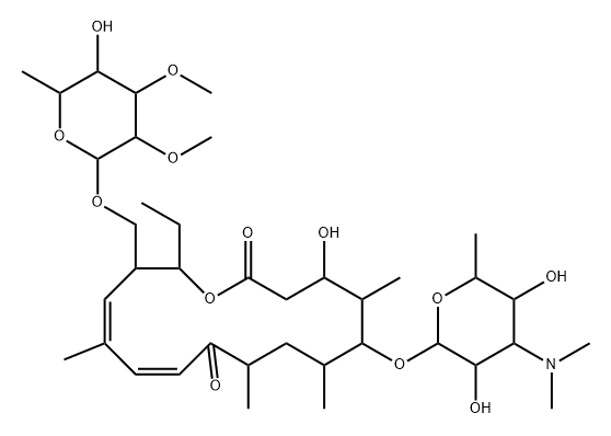 19-deformyldesmycosin Struktur