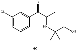 Hydroxybupropion hydrochloride salt Struktur