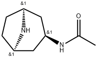 N-(3-endo)-8-Azabicyclo[3.2.1]oct-3-ylacetamide Struktur