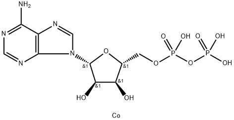 Adenosine 5'-(trihydrogen diphosphate), cobalt(2+) salt (1:1) (9CI) Struktur