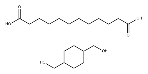 Dodecanedioic acid, polymer with 1,4-cyclohexanedimethanol Struktur