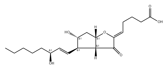 7-oxoprostaglandin I2 Struktur